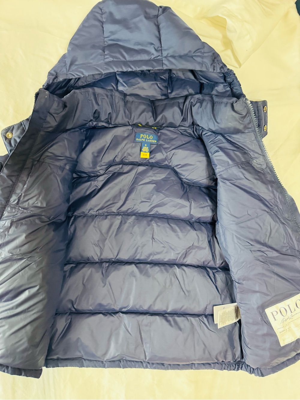 Polo by Ralph Lauren Navy Blue Puffer Jacket - Kids